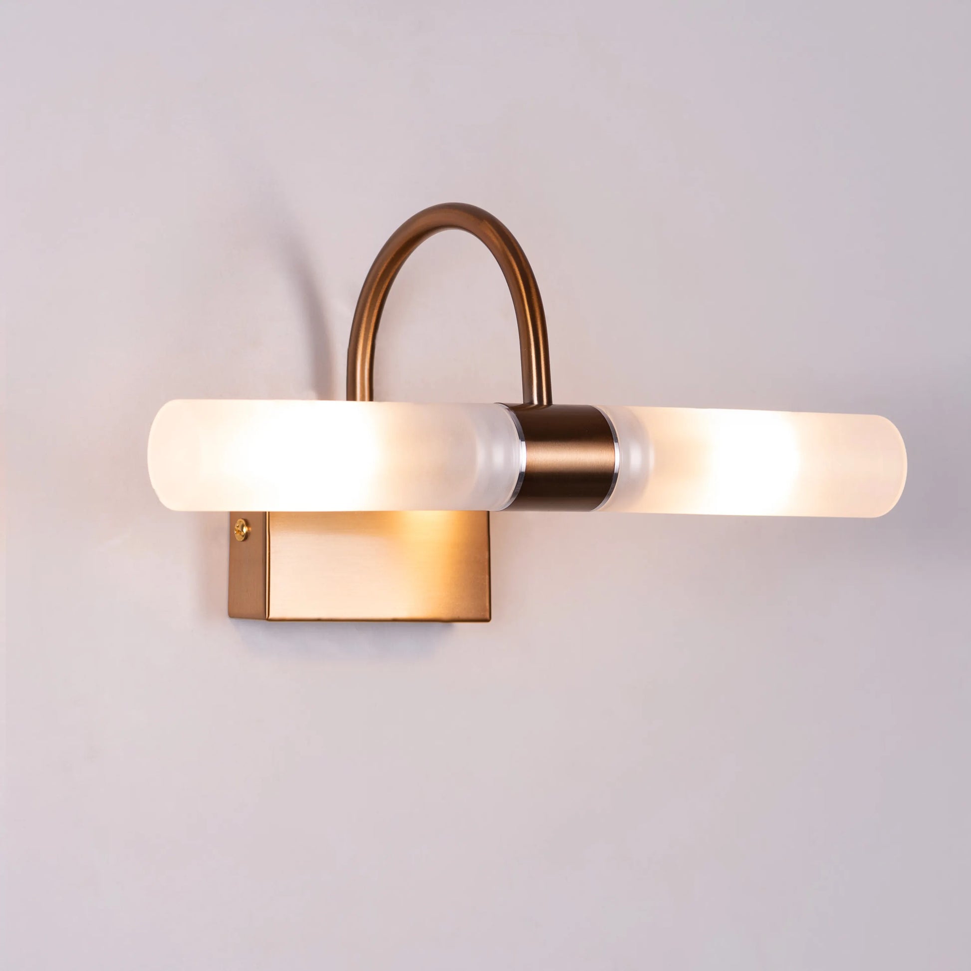 Please & Thanks Vanity Light – a modern stainless steel vanity light with LED illumination, sleek design, and versatile mounting options for stylish bathrooms and dressing areas.