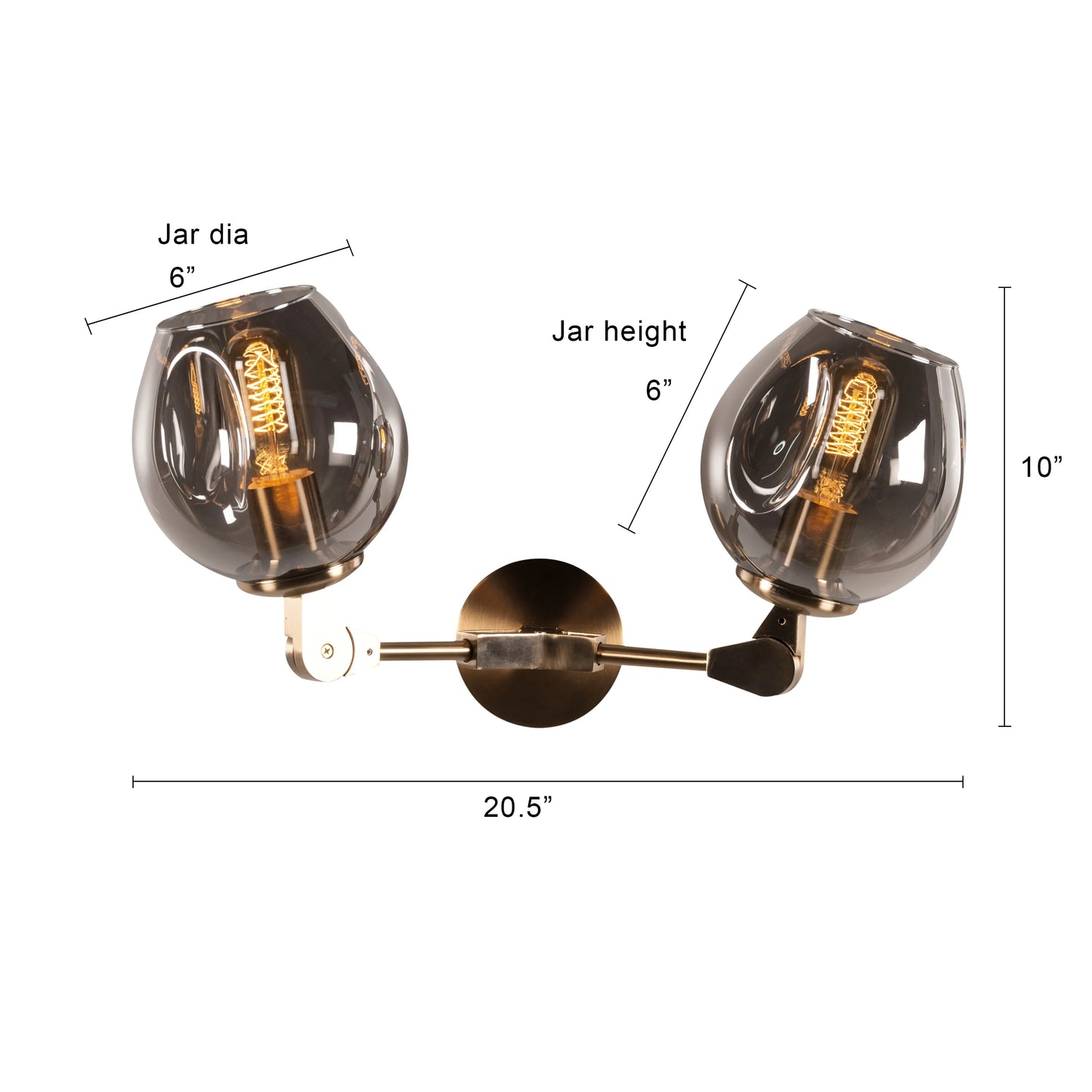 Games People Play Glass Wall Light