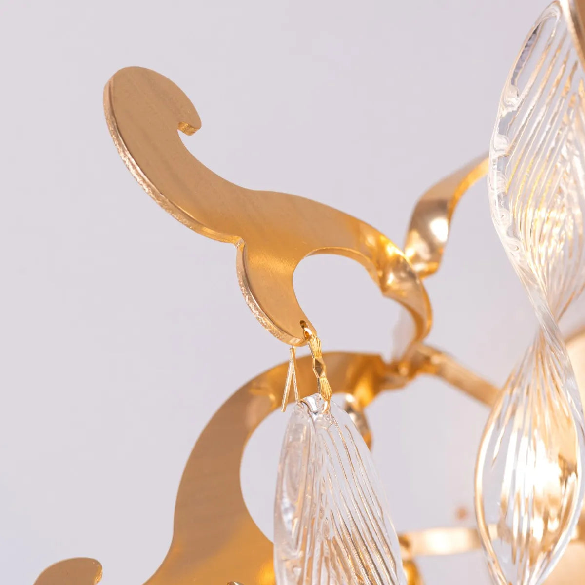 Golden Hour Crystal Wall Light