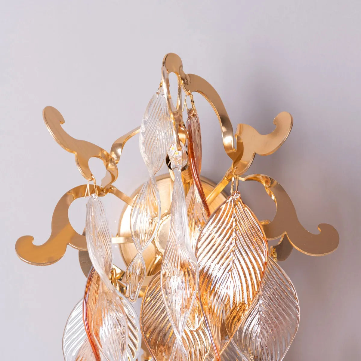 Golden Hour Crystal Wall Light