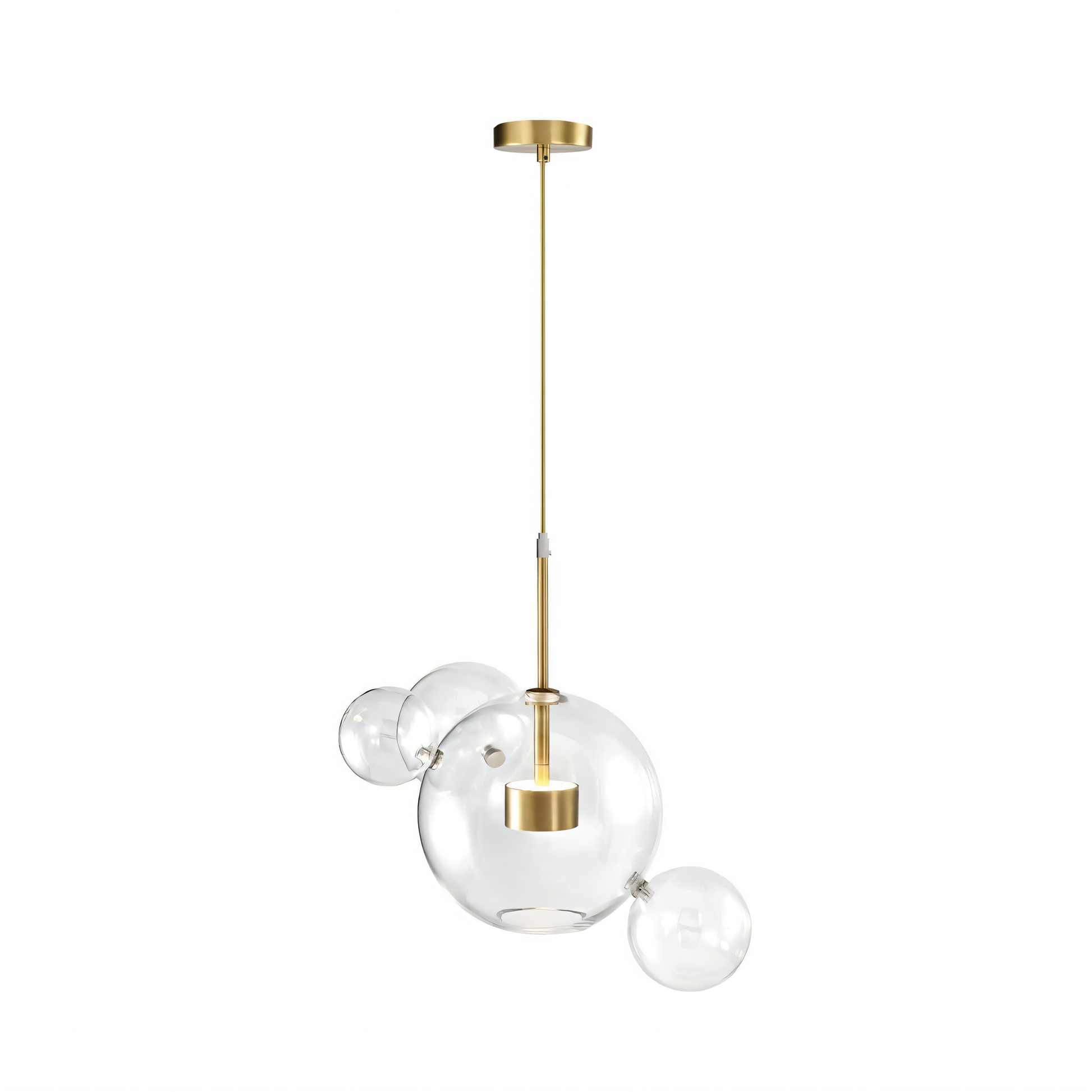 Suspended in mid-air: The Soap Bubble Hanging Light