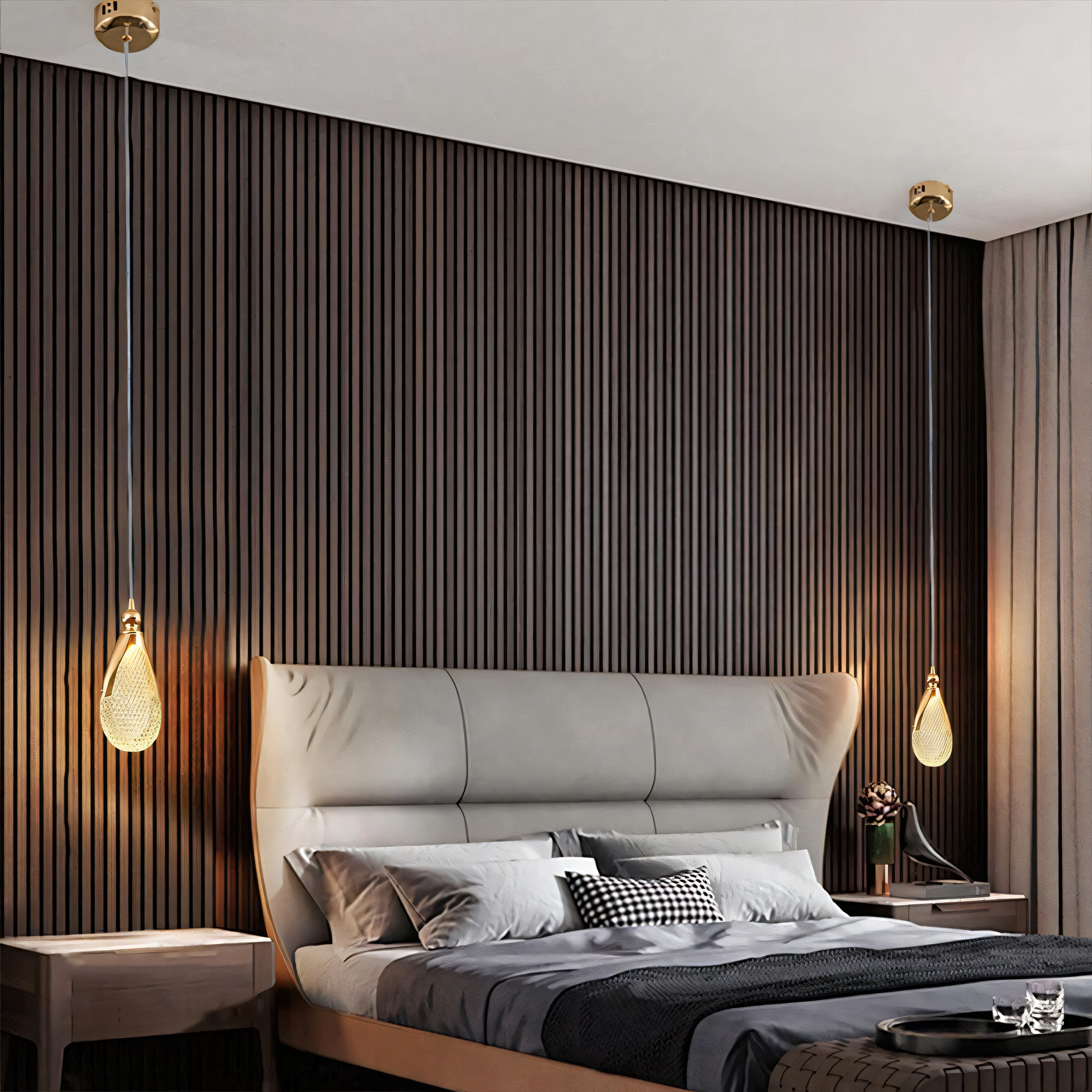 Energy-Efficient Hanging Light: Sustainable lighting solution for any interior.