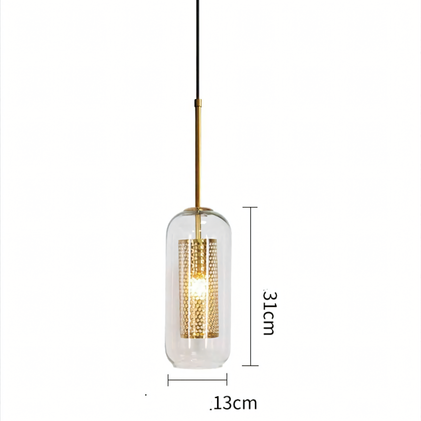 Energy-Efficient Hanging Light: Sustainable lighting solution for any interior.
