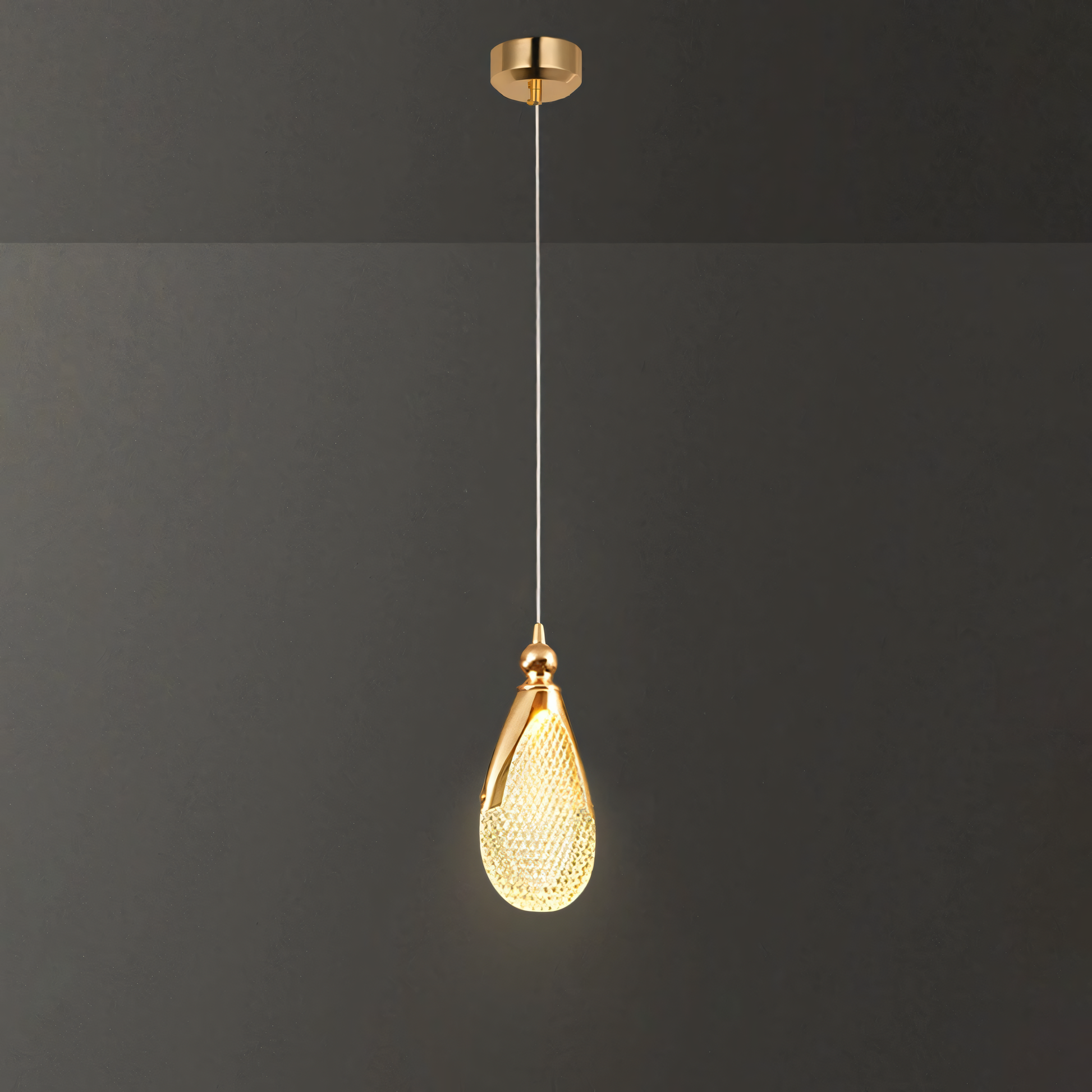 Warm Glow Hanging Light: Creating a cozy and welcoming atmosphere.
