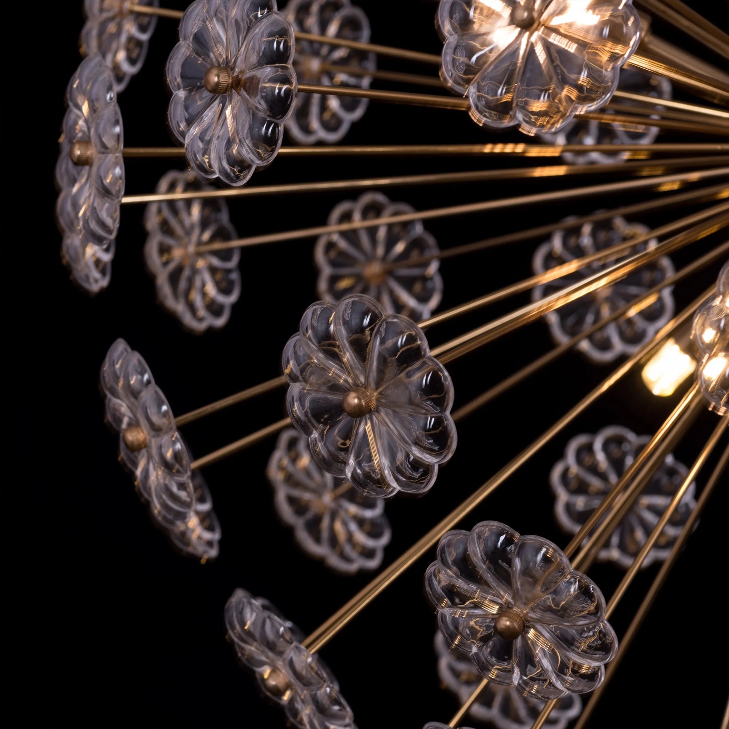Flower Power Crystal Chandelier