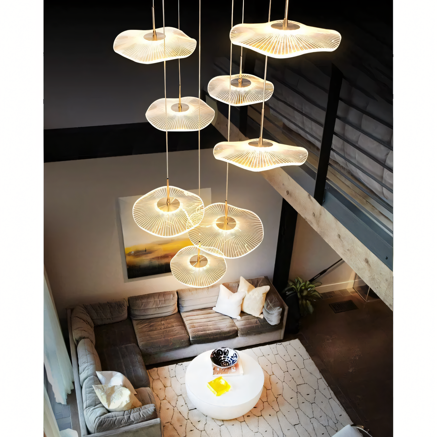 Adjustable hanging height for customized positioning