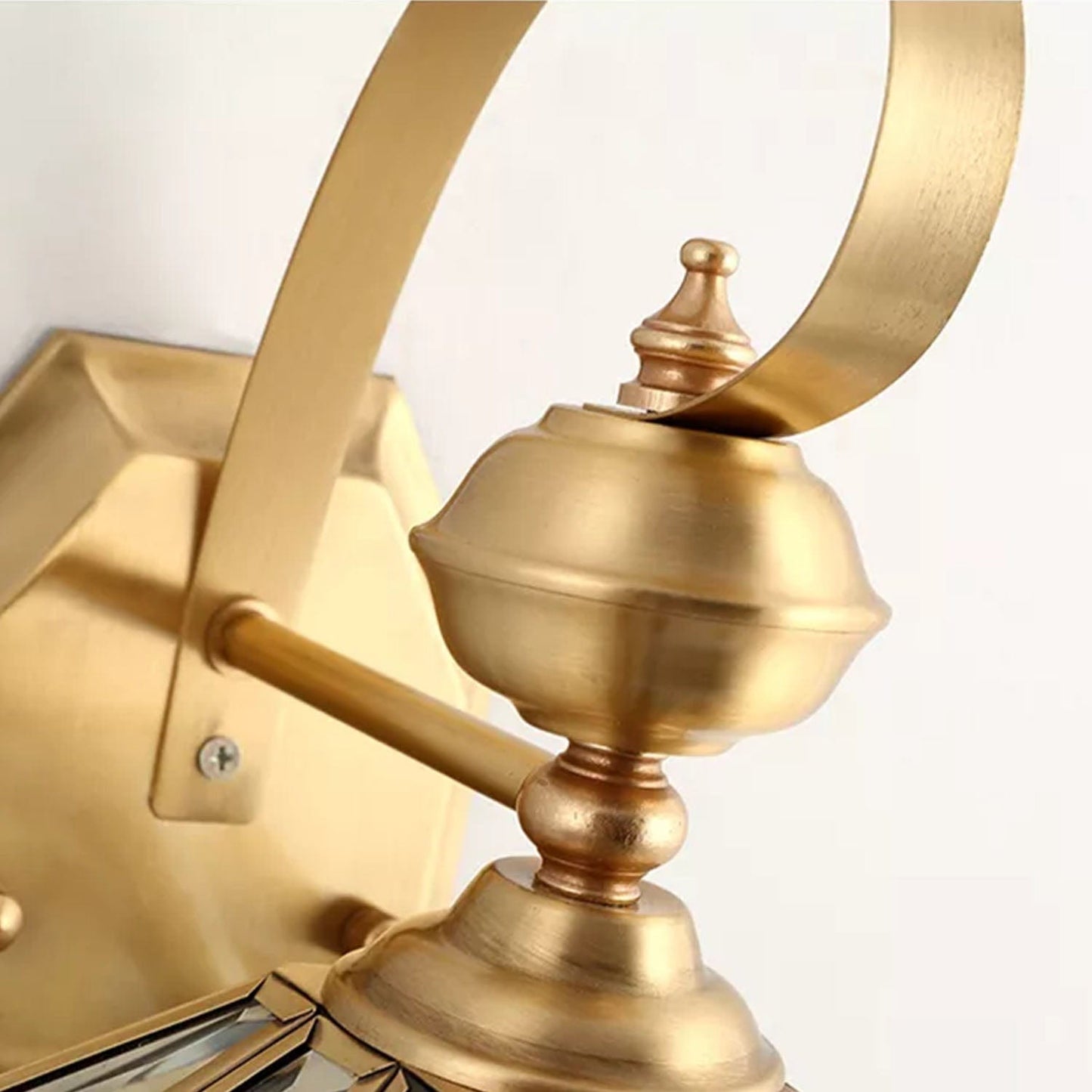 The Classy Square Copper Cage Wall Lamp, where flickers foretell the future