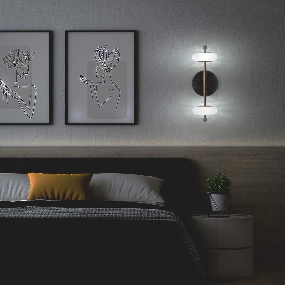 Flames dancing in defiance of the darkness