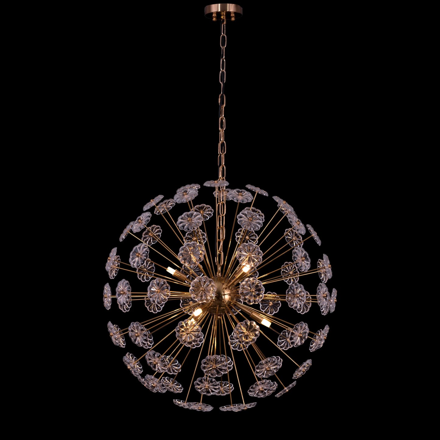 Flower Power Crystal Chandelier
