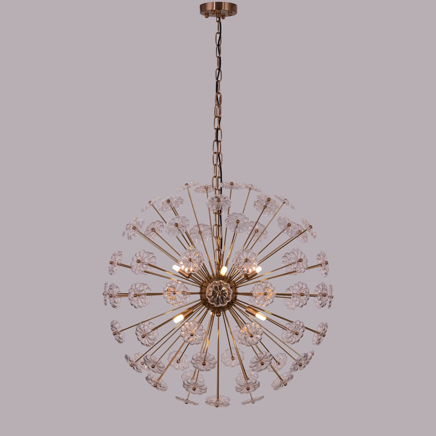 Flower Power Crystal Chandelier