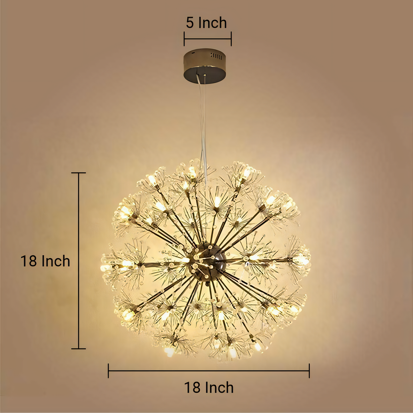 Captivating Cloud-like Chandelier Design