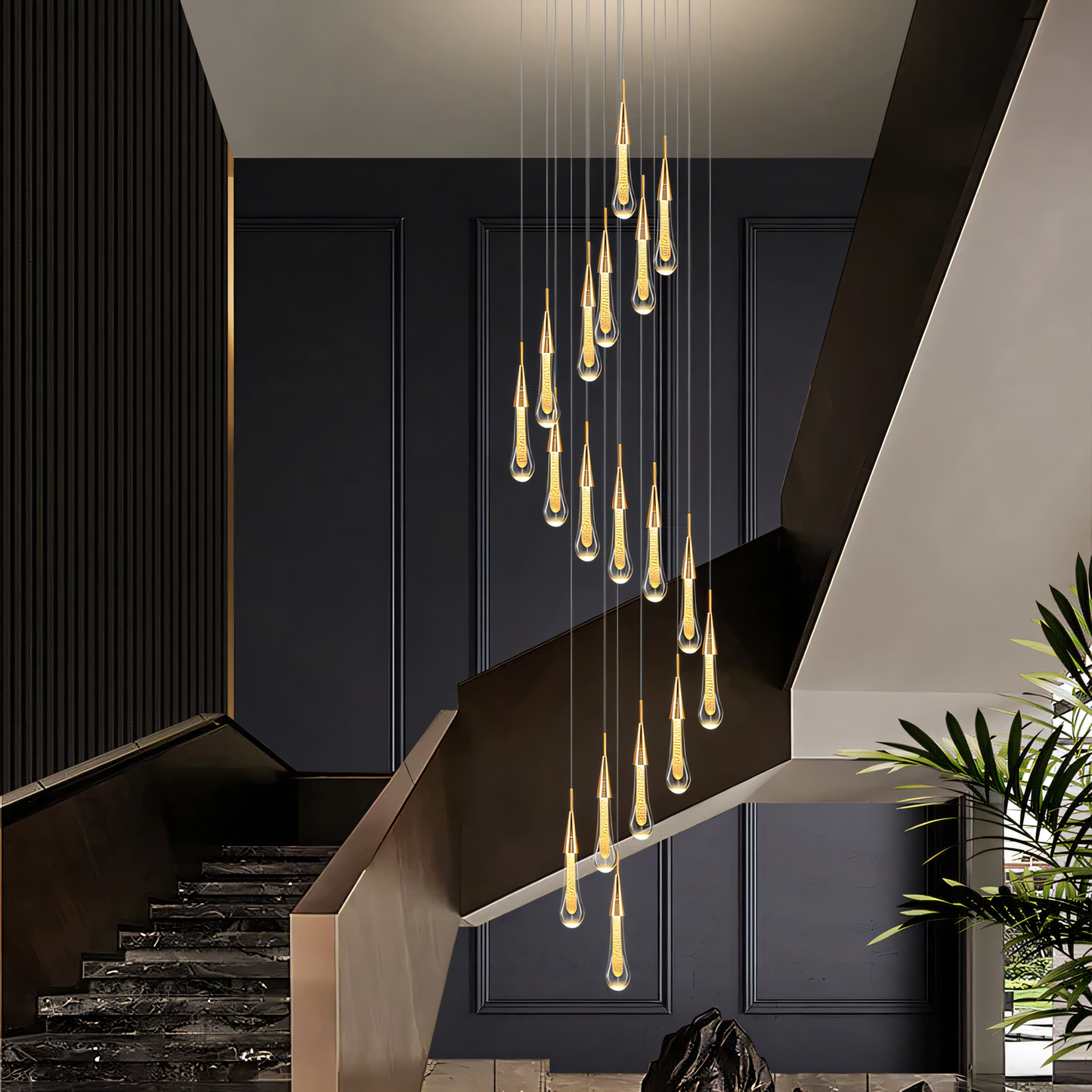 12 -Light Falling Star Ceiling light