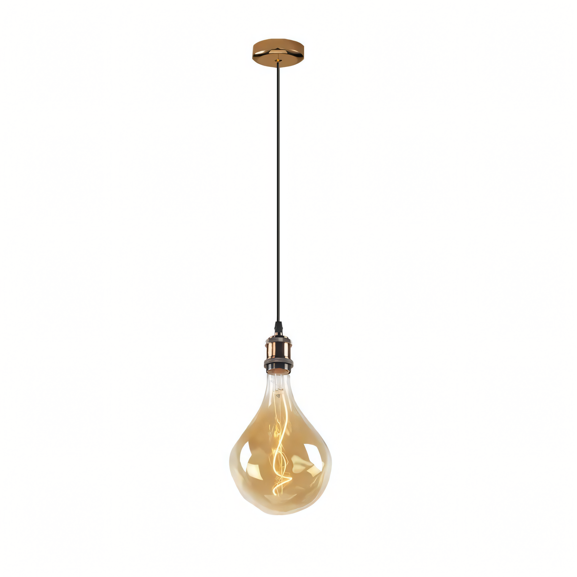 Warm Glow of the Edison Hanging Light Fixture