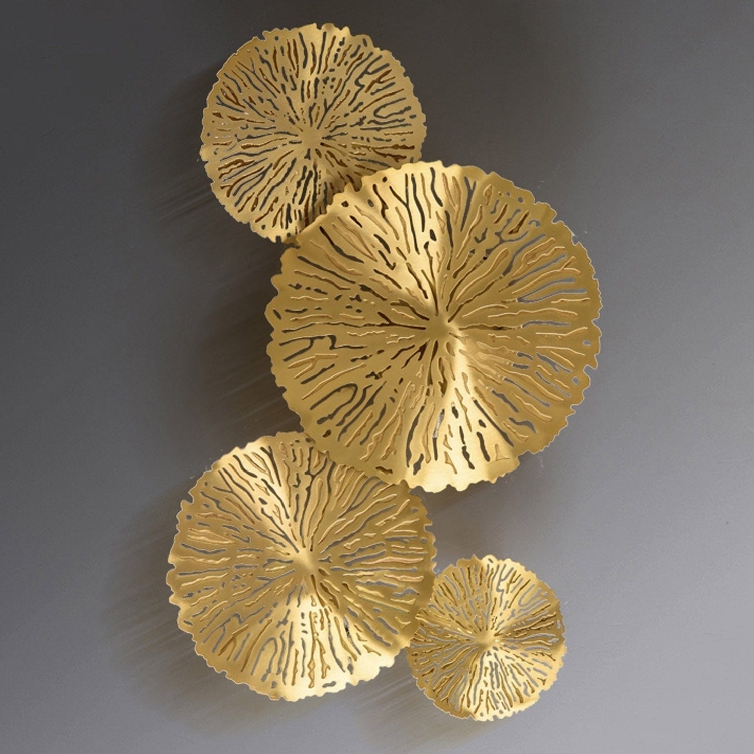 Golden Leaf Wall Light: Beacons of Self-Discovery