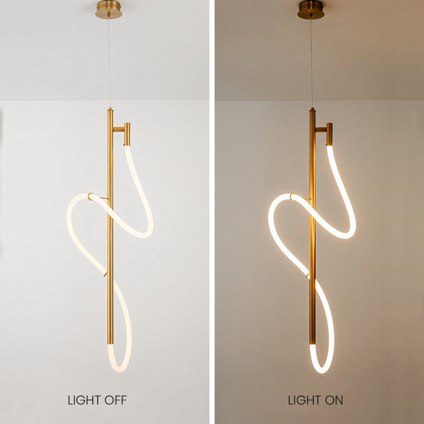 Coiling and undulating: The Snake Eye Hanging Light