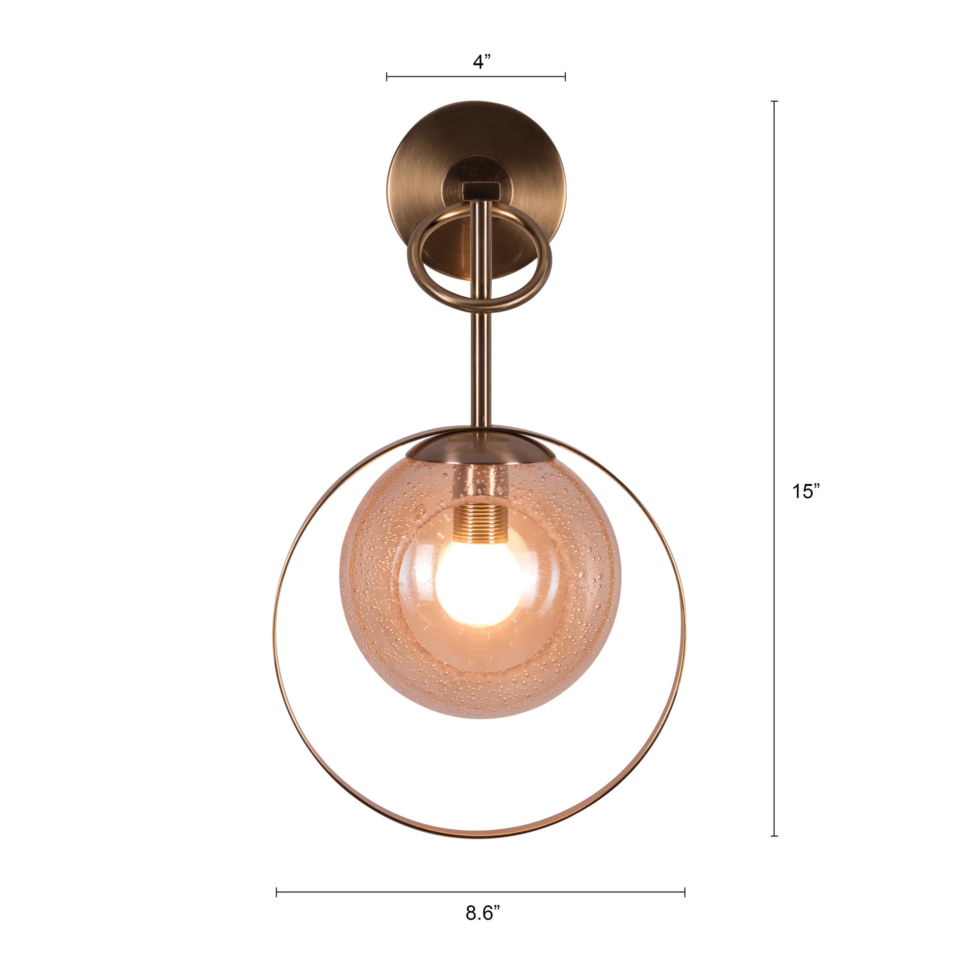 Style Icon Glass Wall Light - Elegant and timeless wall lighting fixture featuring a sleek, cylindrical glass diffuser that houses the integrated LED light source, accentuated by a metal housing in a range of sophisticated finishes.