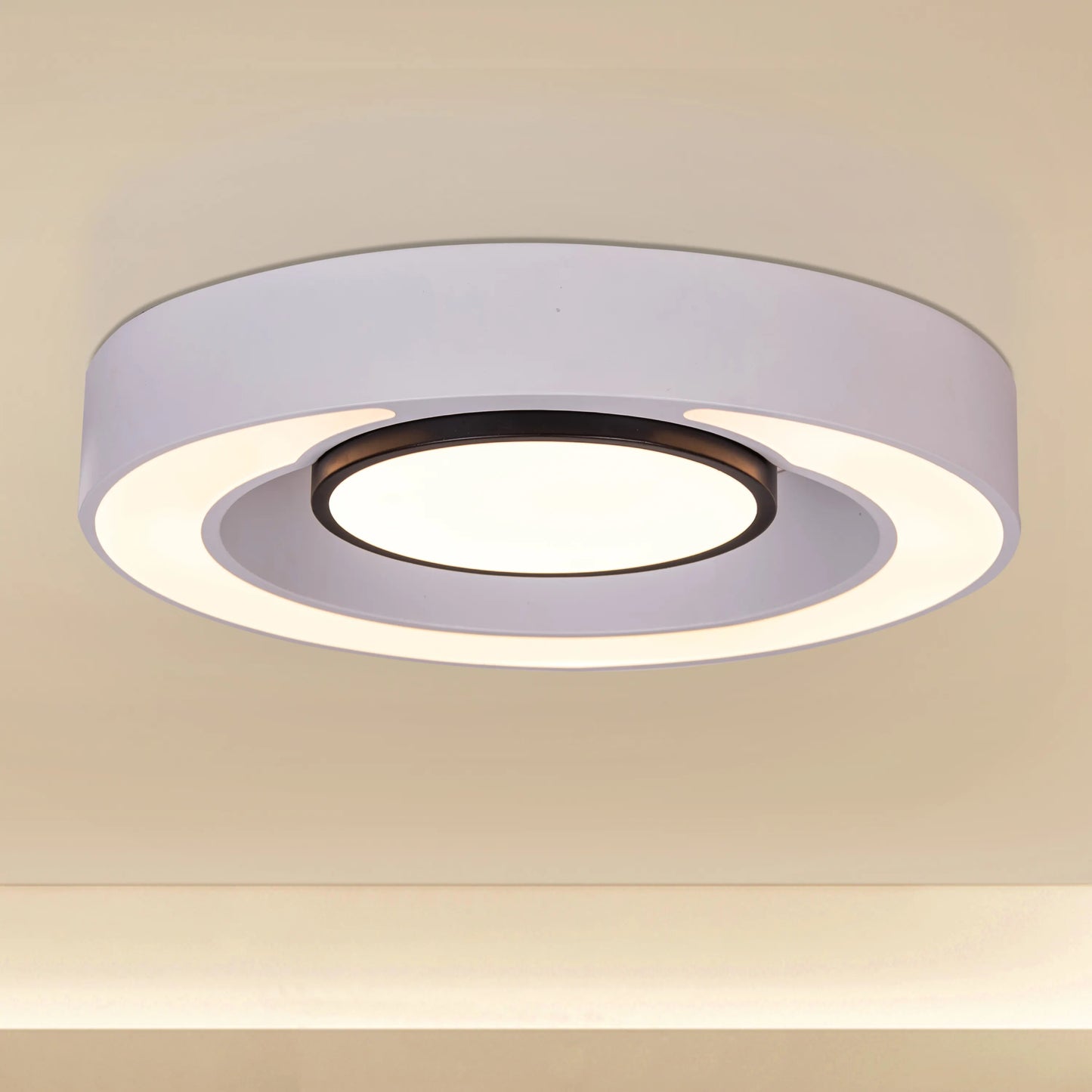 Song To Sing (Black, White, Dimmable LED With Remote Control) Ceiling Light