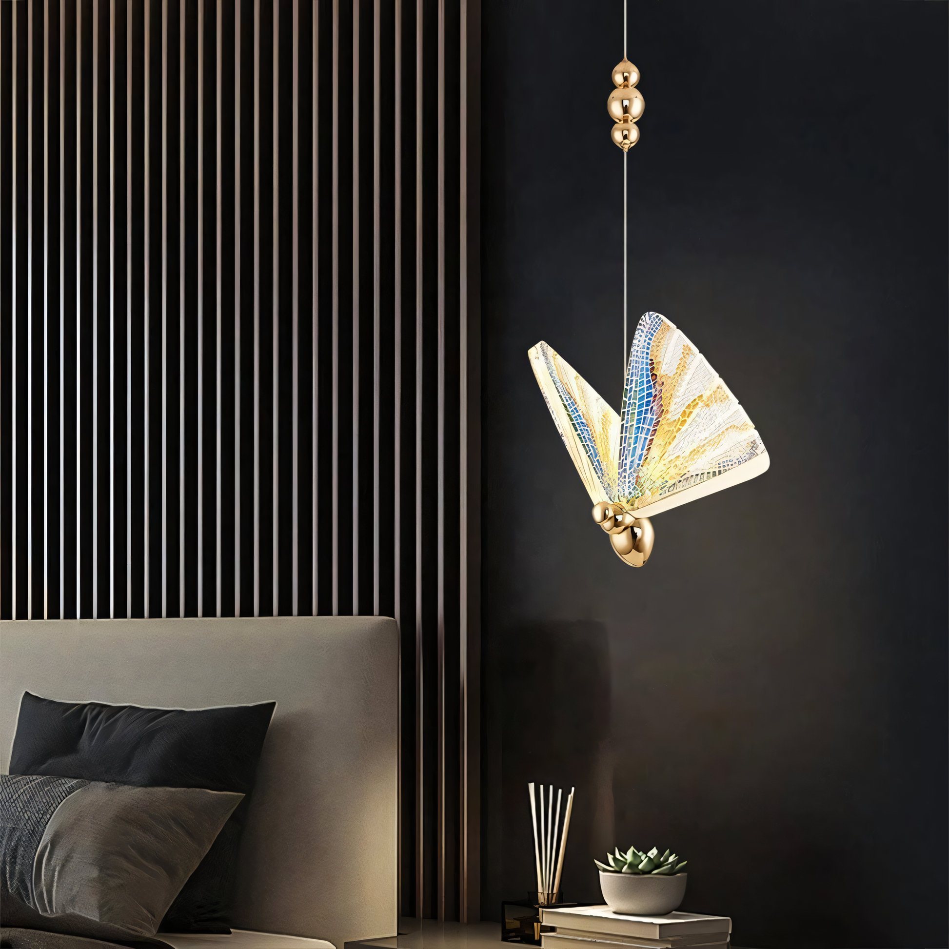 Elegant Italian-designed LED chandelier for a touch of enchantment