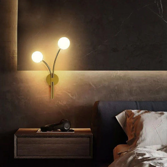 Golden Burgeon Wall Light, ancient design