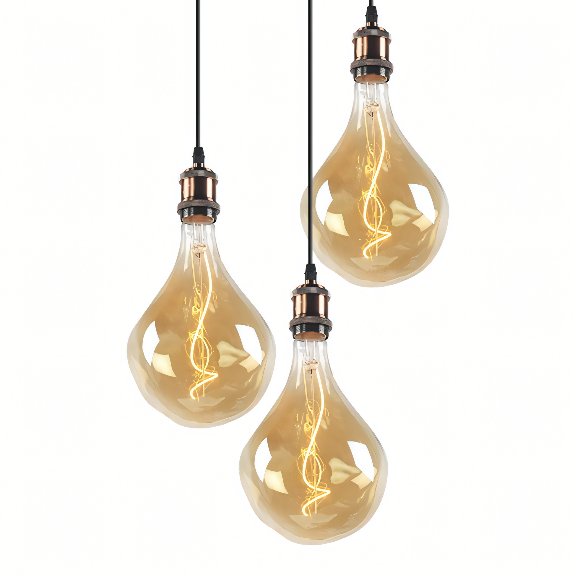 Opulent Edison Lighting in Luxury Mall