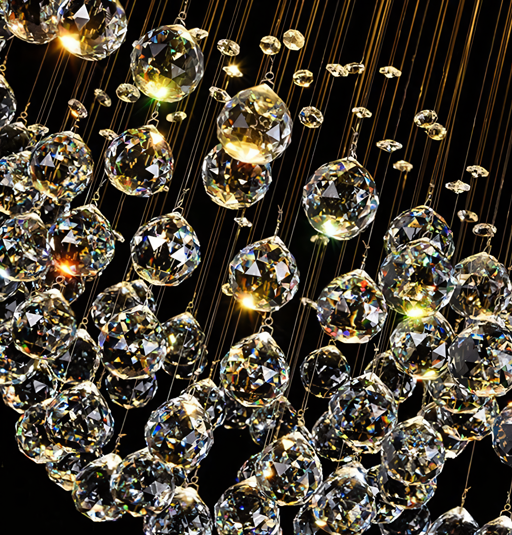 Magical Enchanted Cosmic-themed Chandelier