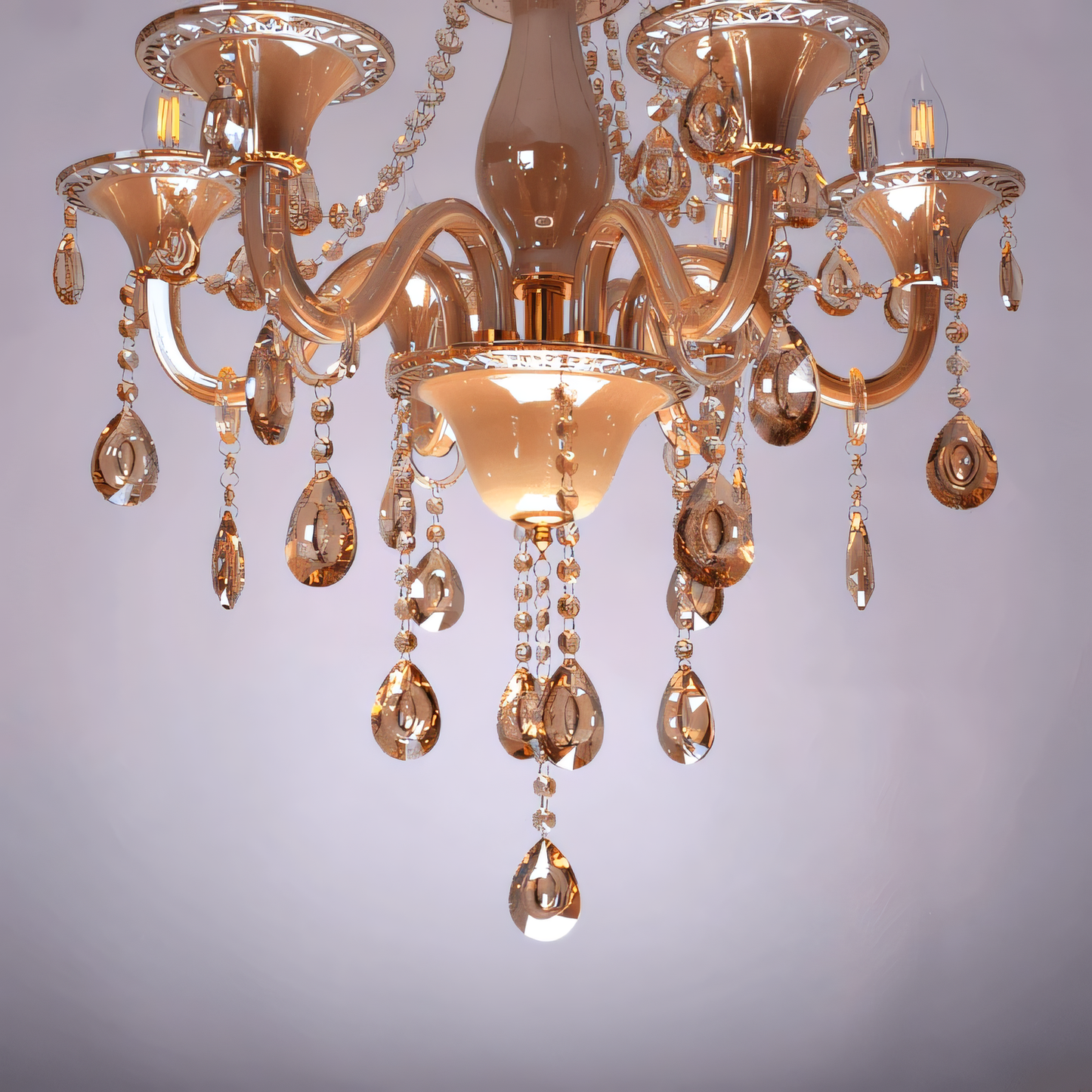 Richly hued crystal droplets that refract the light beautifully
