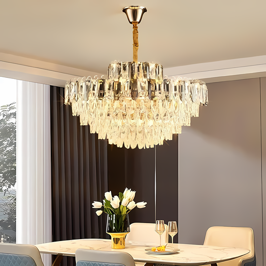 Crystal Cascade Elegance Chandelier