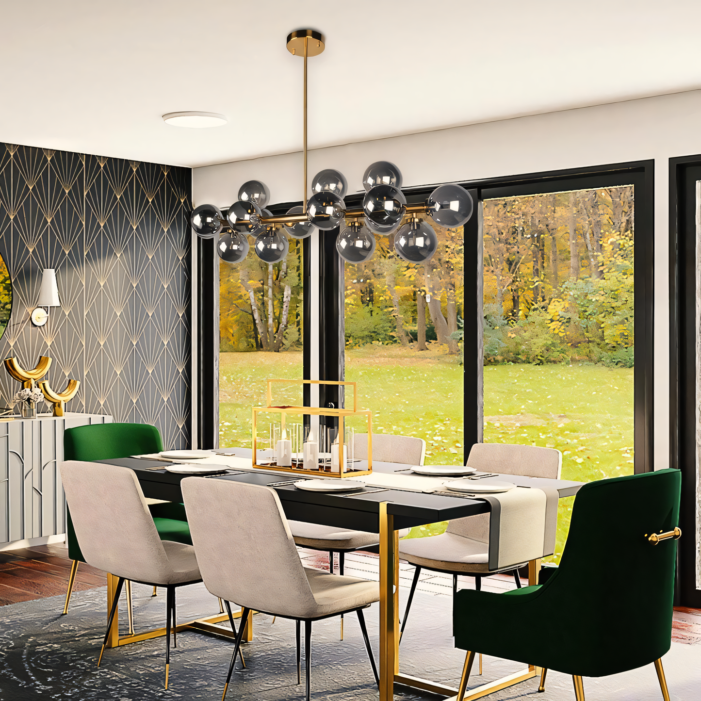 Organic, fluid shapes inspired by the natural beauty of the ocean