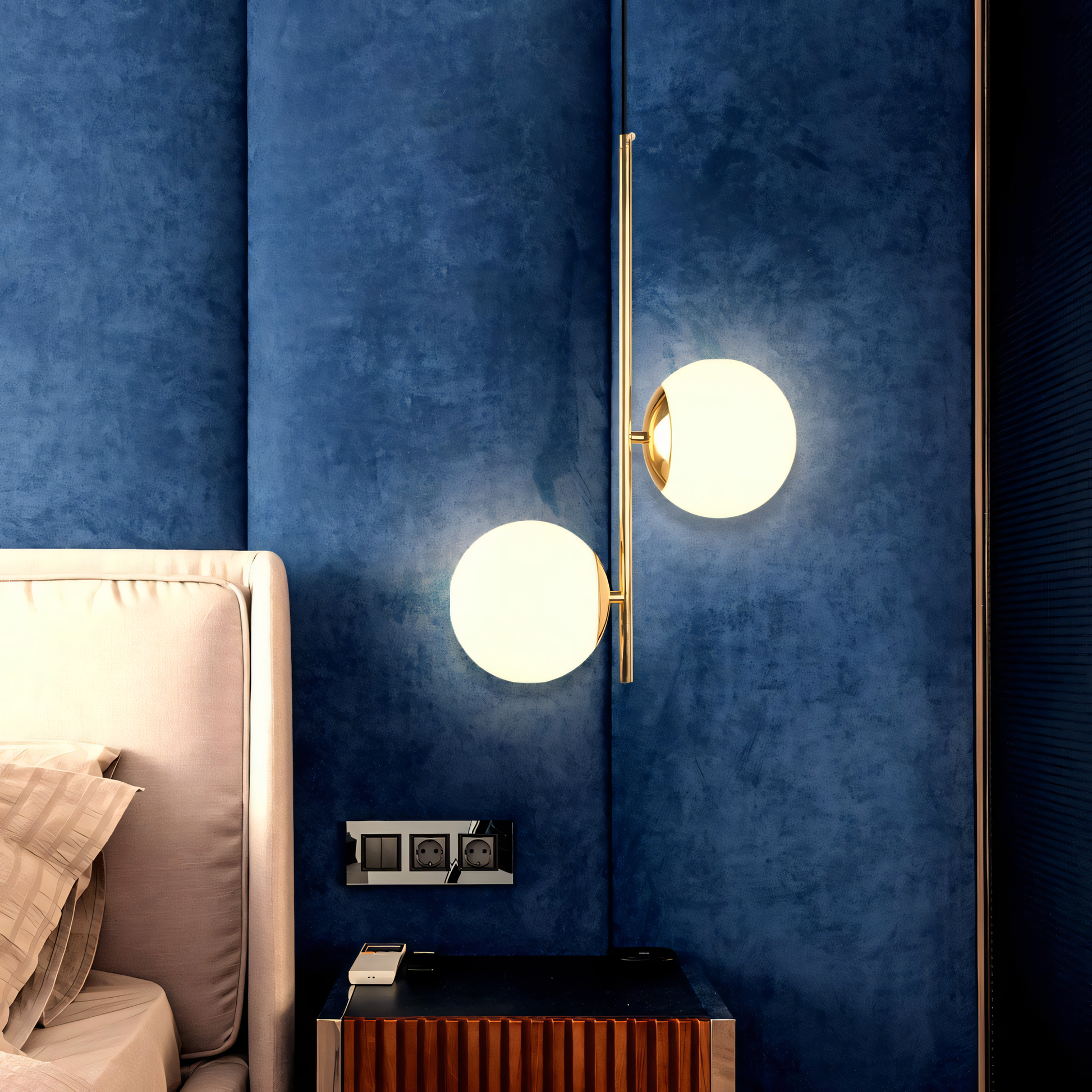 Stunning Poles Apart Chandelier in High-End Mall