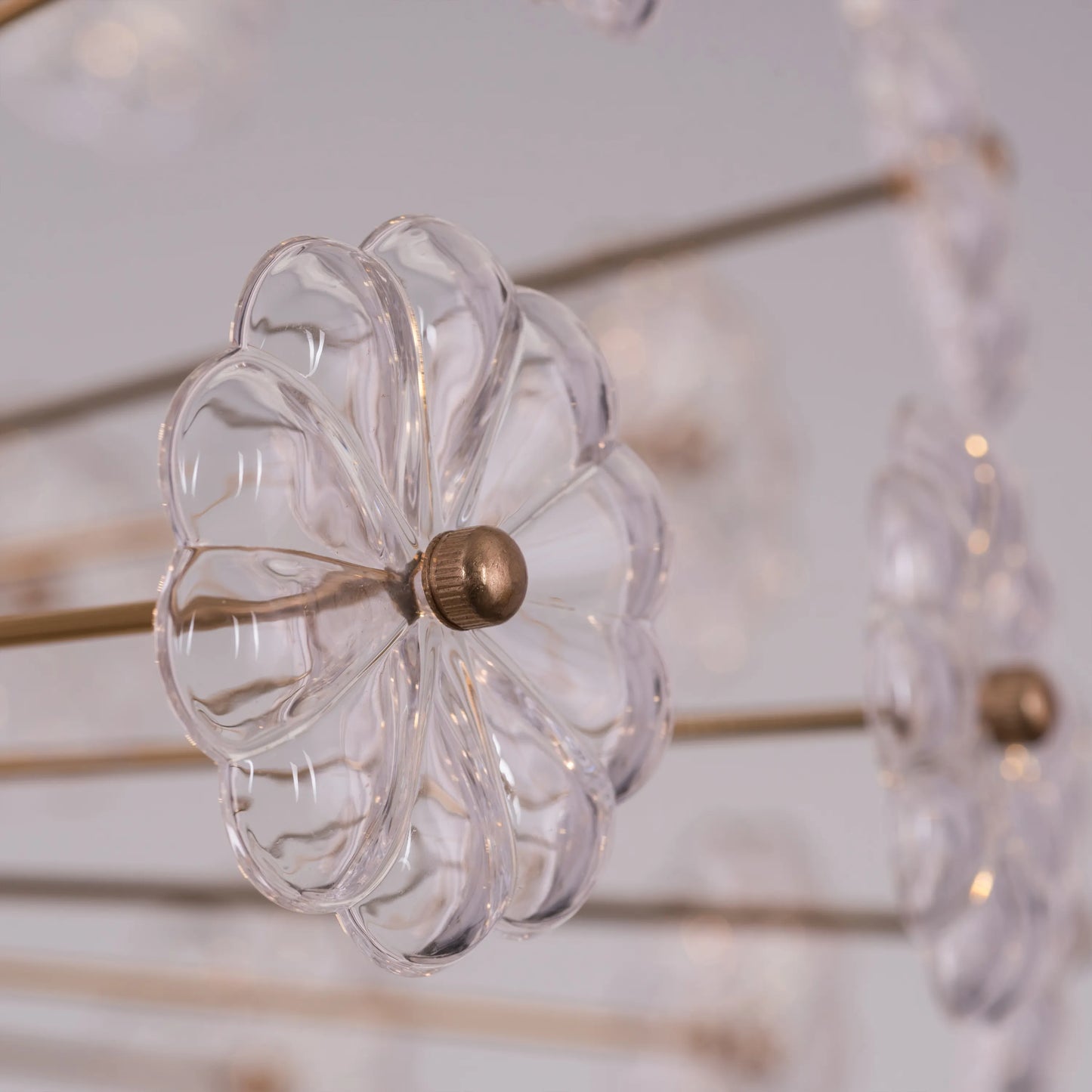 Flower Power Crystal Chandelier
