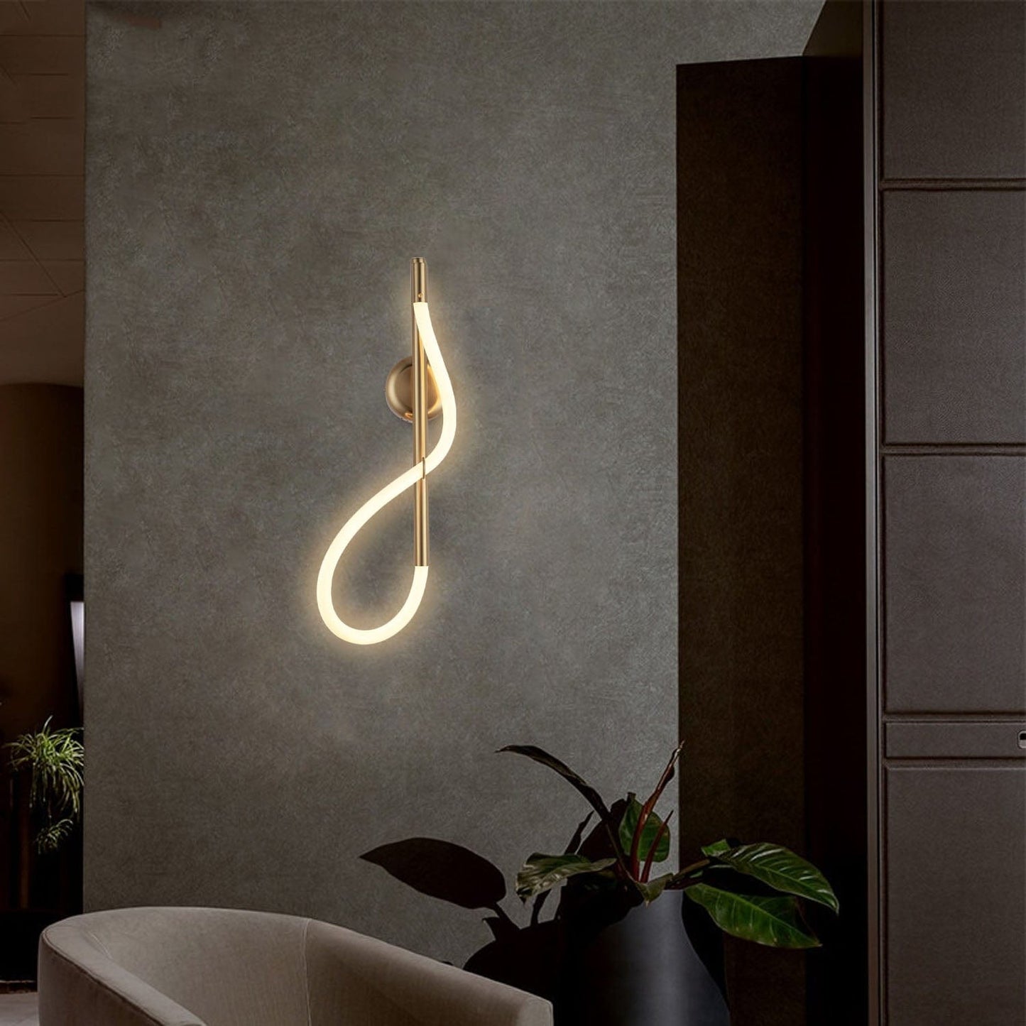 Warm, Inviting Glow from Snake Eye Wall Sconce