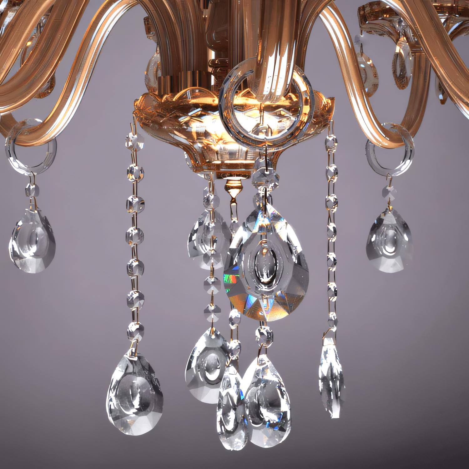 Adjustable-height LED chandelier for a customized lighting experience