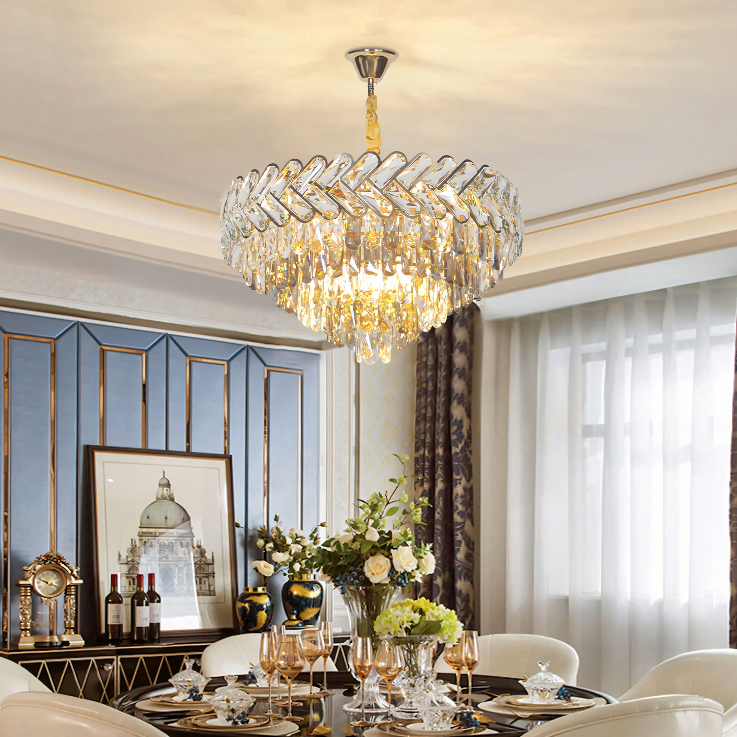 Le Brillant Crystal Chandelier