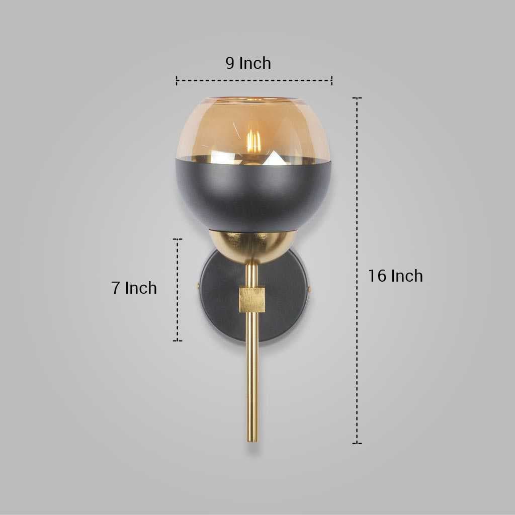 Mystical wall sconce illumination