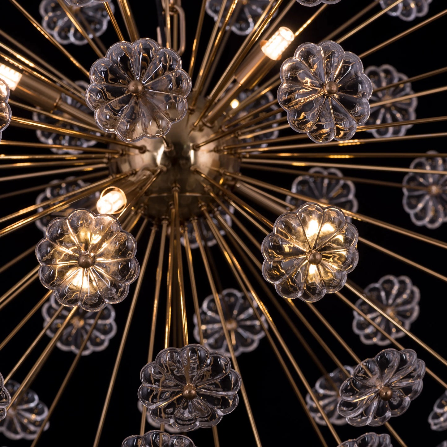 Flower Power Crystal Chandelier