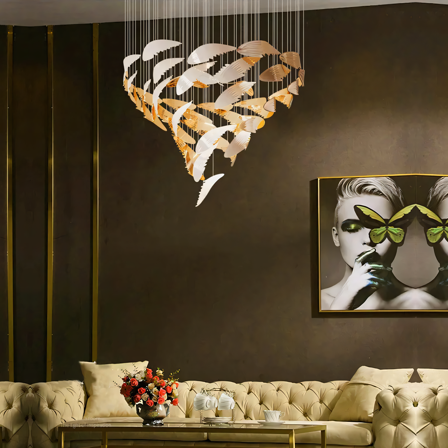 Beautiful Modern Crystal Chandelier for Living Room