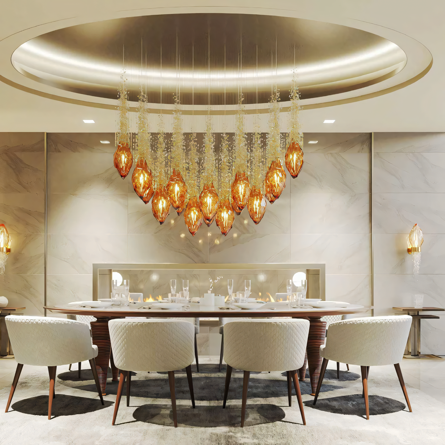 Captivating Crystal-Inspired Chandelier