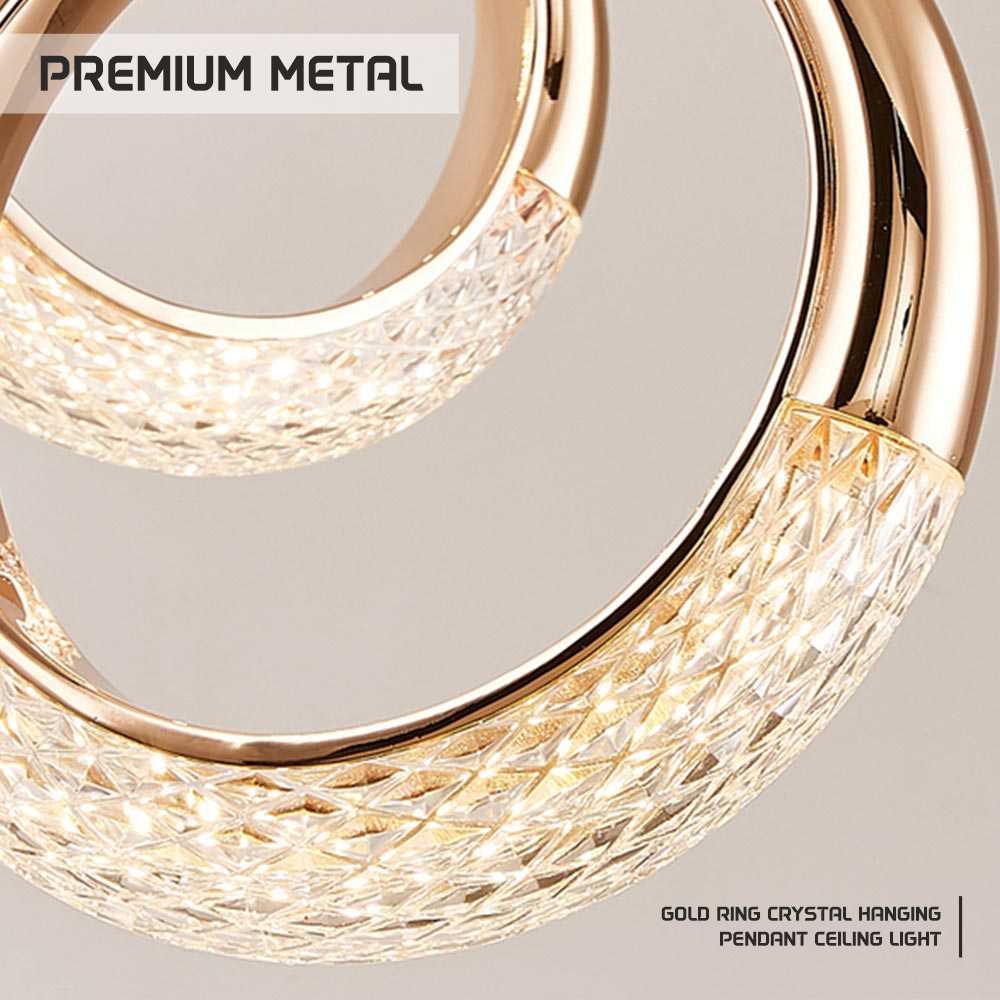 Adjustable Ceiling Chandelier: Customizable for various ceiling heights and rooms.