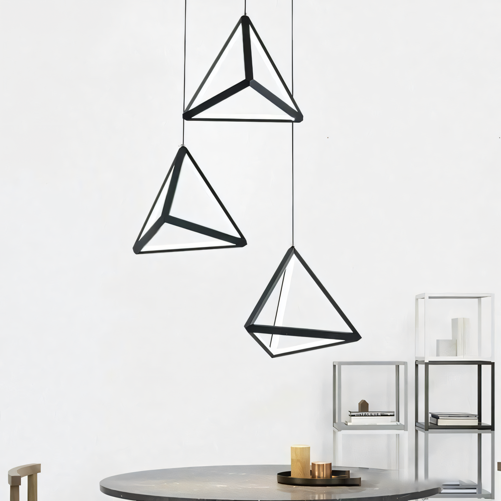 Timeless Beauty of the Modern Geometric Triangle LED Pendant Light