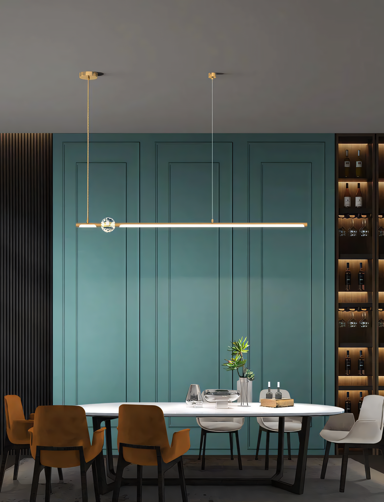 Golden Castle Chandelier: Captivating display of opulence and elegance.