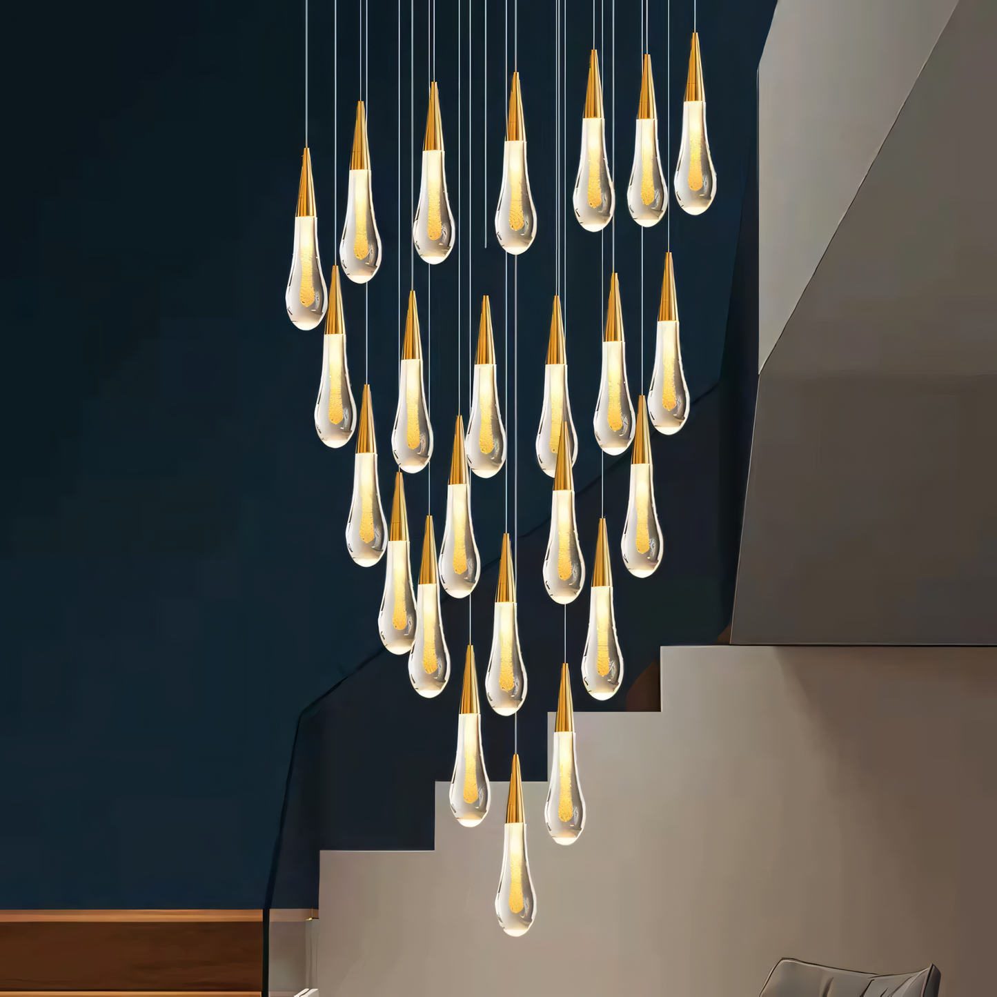 12 -Light Falling Star Ceiling light