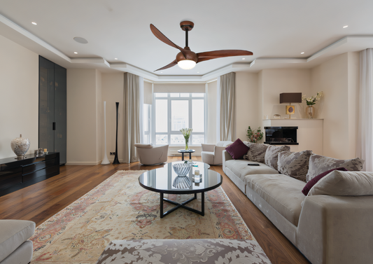 Brown Luminaire Ceiling Fan