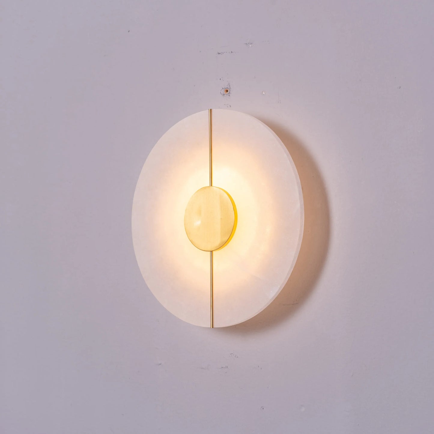 Boomerang (Gold, White) Built-In LED Alabaster Wall Light – a luxurious wall light with a unique boomerang shape, featuring a gold and alabaster finish that provides soft, ambient LED lighting ideal for upscale interiors.