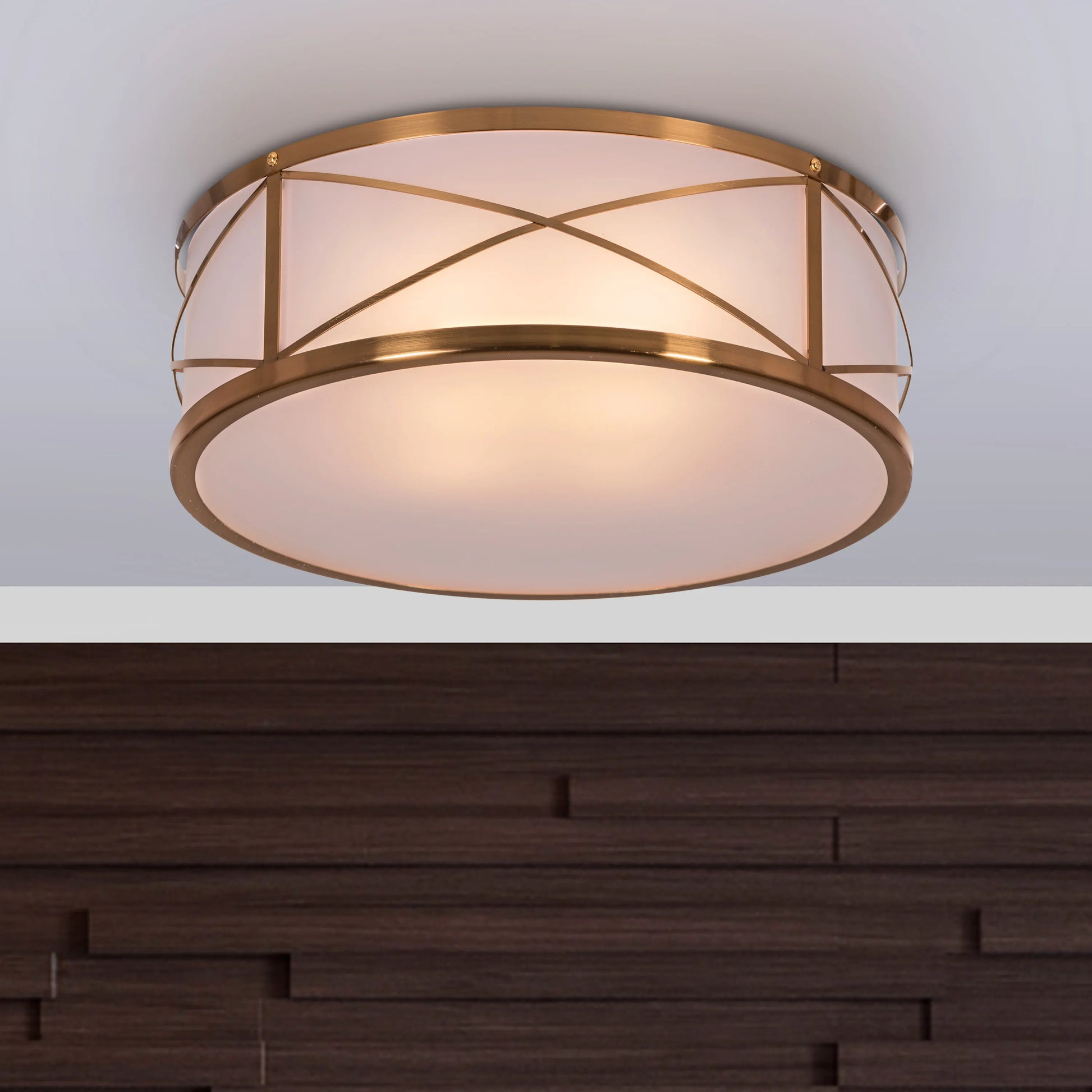 Wish You Well ceiling light with luxurious gold finish.