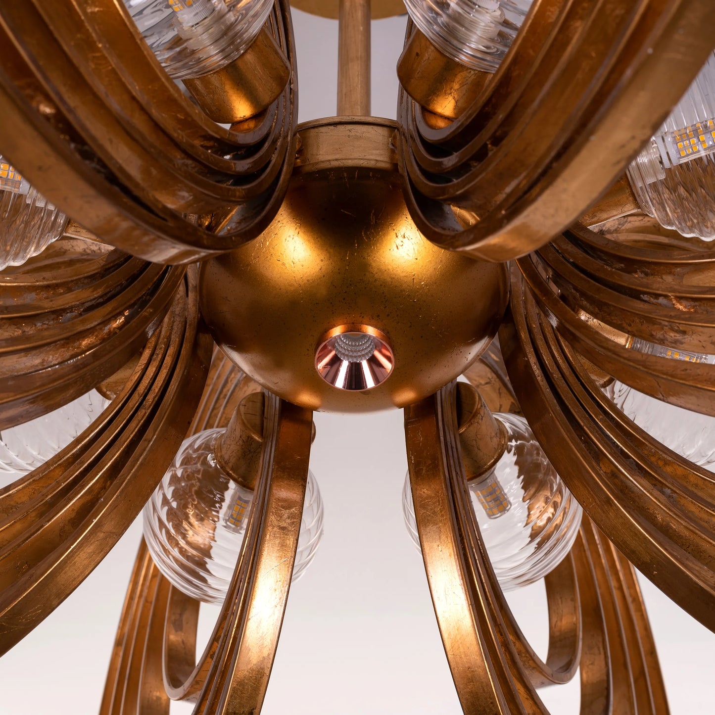 Time To Shine (Large, Antique Foil Gilded) Ceiling Light