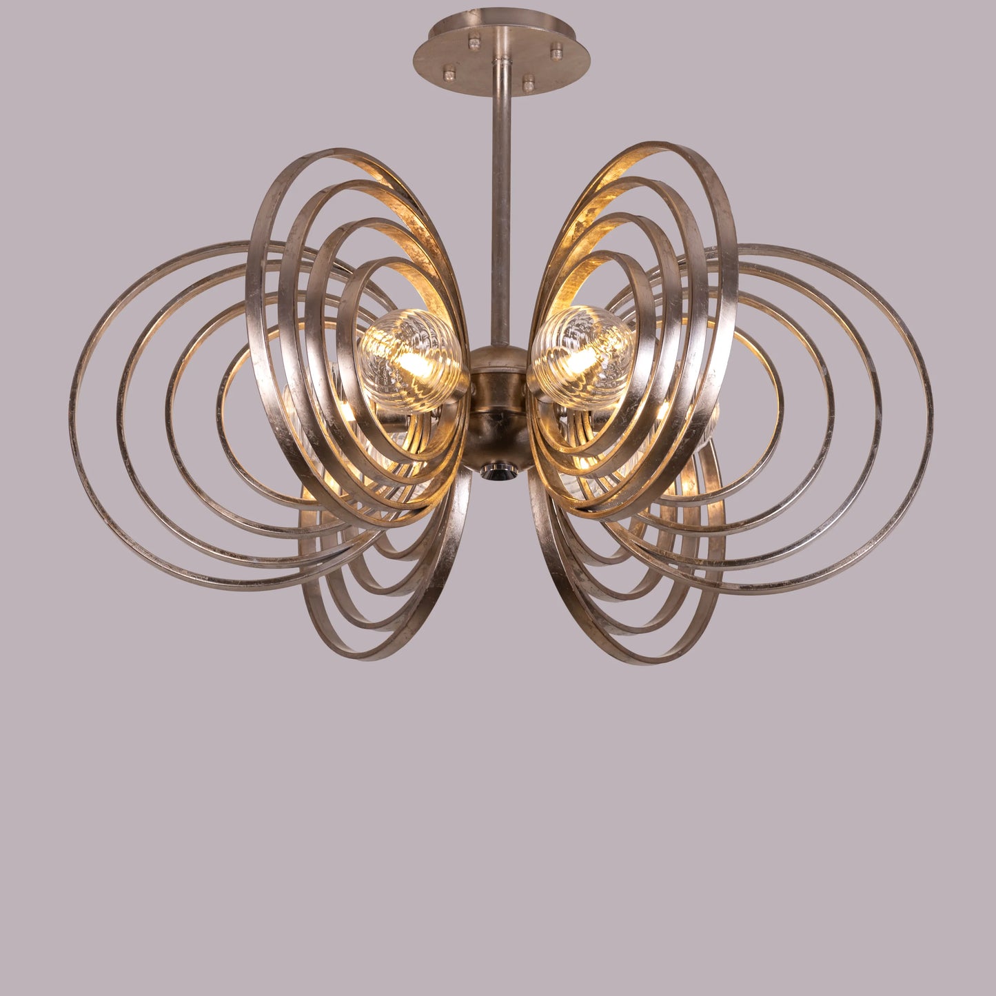 Time To Shine (Large, Antique Foil Gilded) Ceiling Light