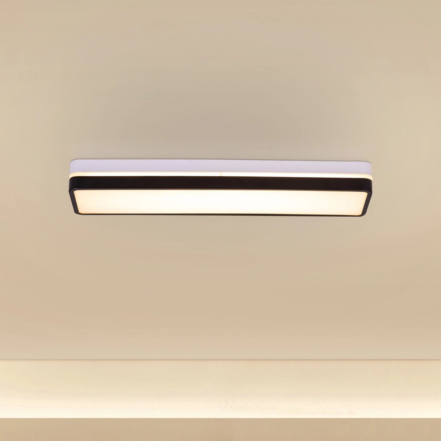 Side view of Fiesta Ceiling Light demonstrating its sleek profile and contemporary design