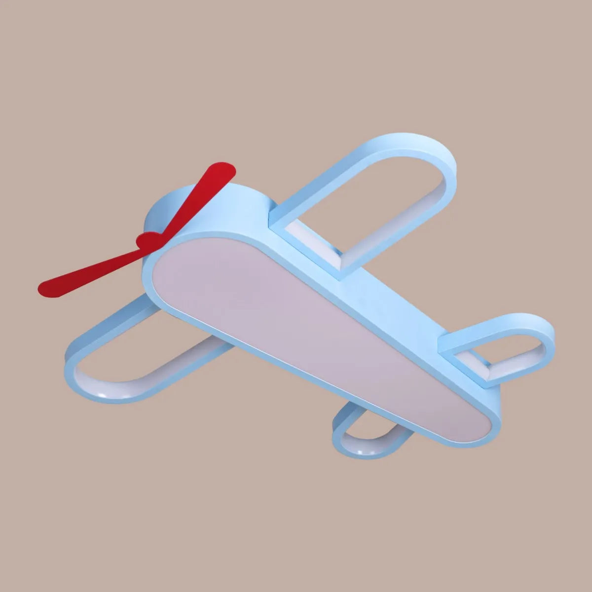 Planes Inc (Blue, Built-In LED with Remote Control) Kid's Room Ceiling Light