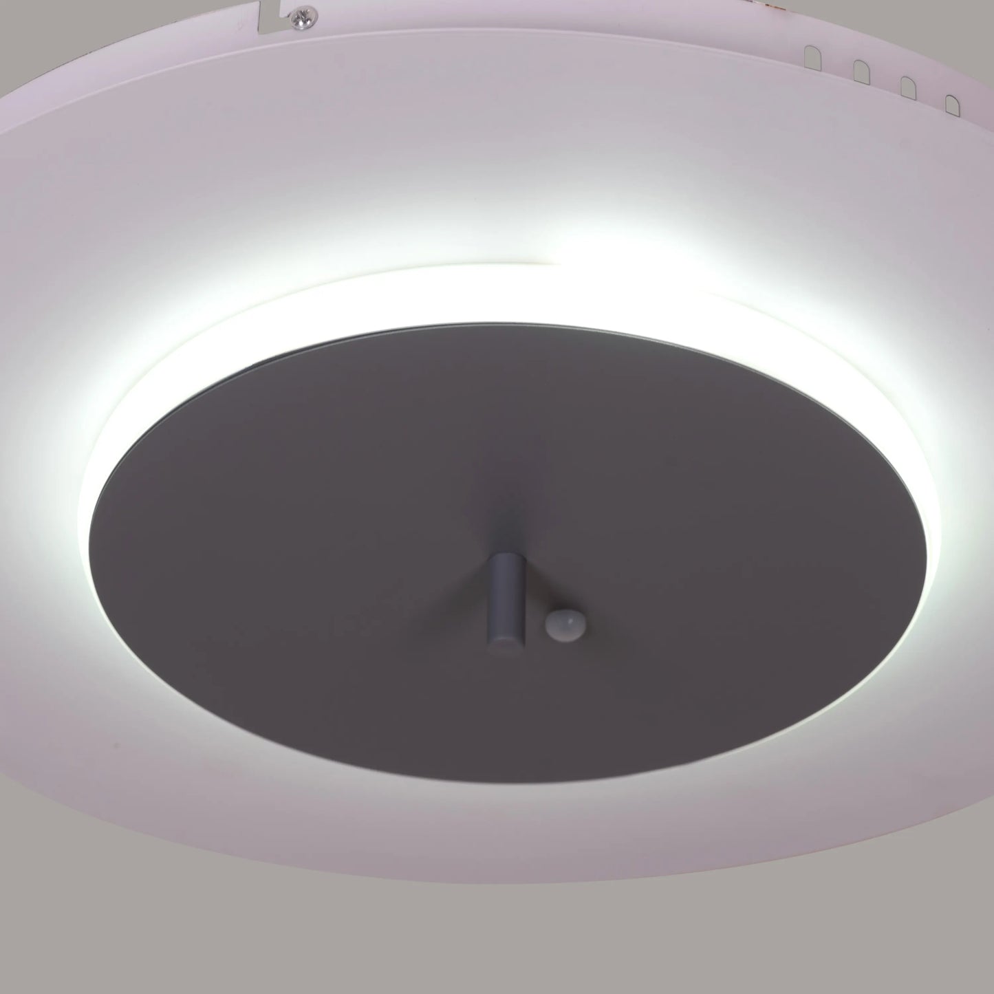 White book-shaped dimmable LED ceiling light with remote control