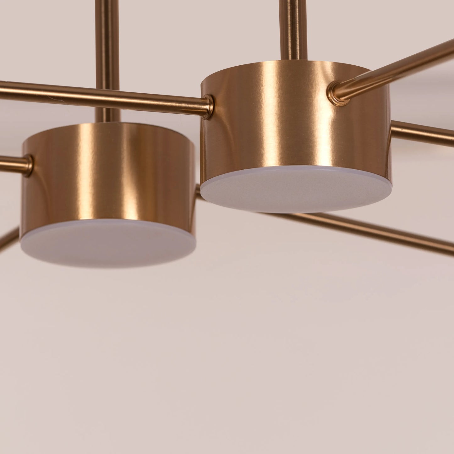 Walk On By (Gold, Dimmable LED with Remote Control) Ceiling Chandelier